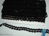 Black vintage sequins ribbon — ReFabFun