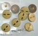 60`s yellow&gold buttons — ReFabFun