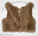70's fake fur refab top  — ReFabFun