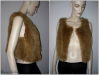 70's fake fur refab top  — ReFabFun