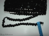 Black vintage sequins ribbon — ReFabFun