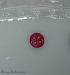 Red retro flower buttons. — ReFabFun