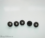 Black glas buttons — ReFabFun