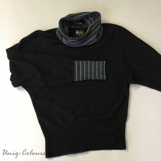 Bat sleeve turtleneck top (38) — ReFabFun