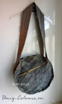 Round grey bag