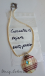 Reused fab necklace