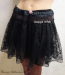 Black lace Mini skirt — Studio-Unicps