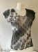 Grey tie-dye top — Studio-Unicps