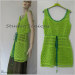 Green crochet dress/top — Studio-Unicps