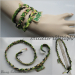 Green wrap bracelet