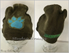Handmade beanie with paw print — Studio-Unicps