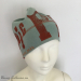 Green handprinted hat (45)
