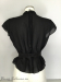 Black Plissé Top  — Studio-Unicps