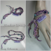 Lila wrap bracelet + beads