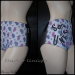 Blue paisley slip