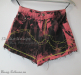 Black-red refab jeansshort — Studio-Unicps