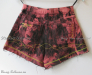 Black-red refab jeansshort — Studio-Unicps