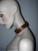 Brown refab Choker  — Studio-Unicps