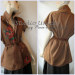 Brown refab blouse top — Studio-Unicps
