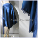 Blue wrap skirt