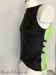 Black/green velvet singlet — Studio-Unicps