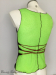 Black/green velvet singlet — Studio-Unicps