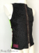 Black/green velvet singlet — Studio-Unicps