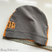 Orange-/grey tricot hat — Studio-Unicps