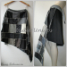 Black-gray patchwork skirt