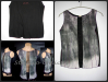 Grey tie-dye & printed shirt — Studio-Unicps